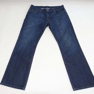 Fidelity Denim Men's 50-11 Jeans Size 36 x 31 Dark Wash Mid Rise Denim USA Made